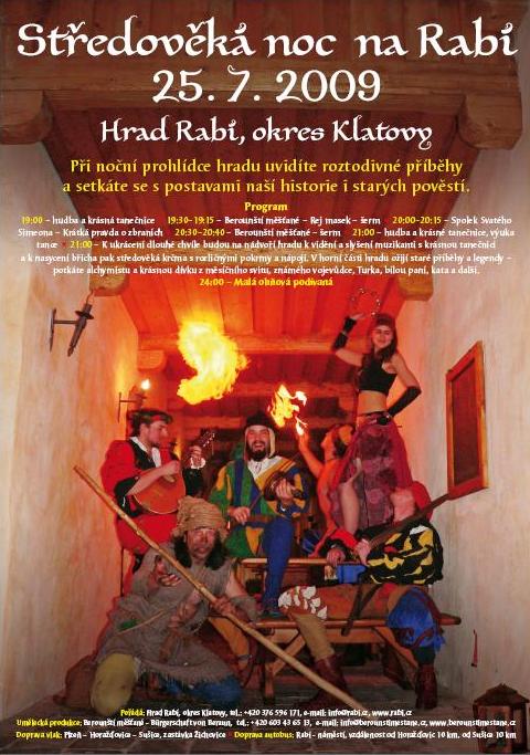 Berounští měšťané Středověká noc na Rabí 2009